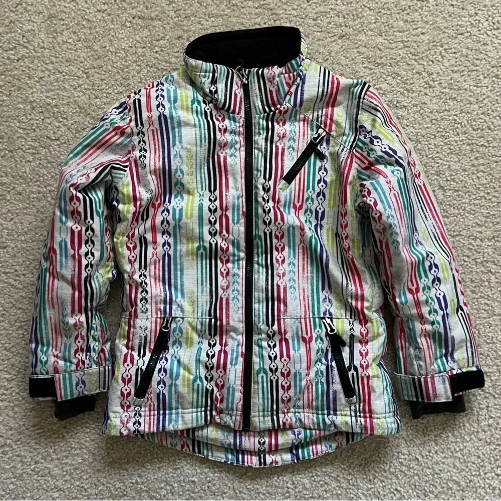Boulder Gear Kids Colorful Ski Winter Snow Jacket Coat Girls Size XS 8935P $199